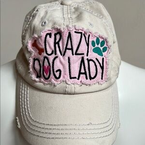 KBETHOS Cream Crazy Dog Lady Hat